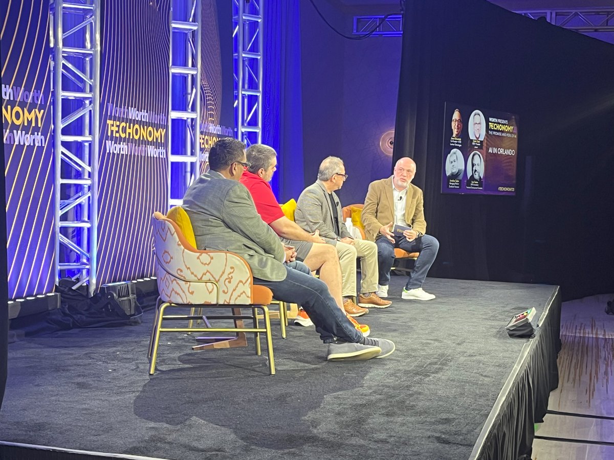 ORLPartnership's tweet image. (2/3) Several Orlando-based companies also took the stage to discuss AI in Orlando, including @luminartech, @caredotai &amp;amp; Zendicate Ventures.

#Techonomy23 @techonomy