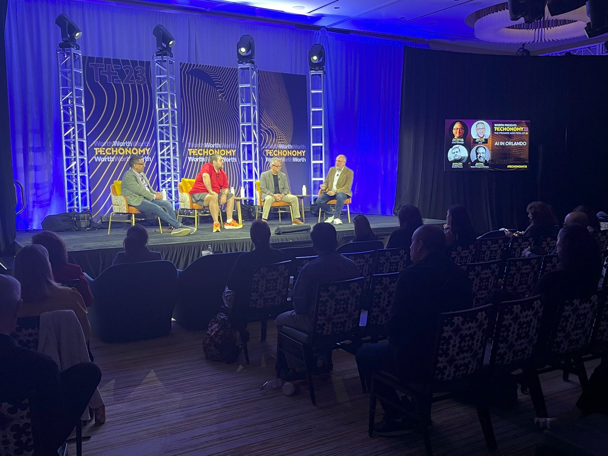 ORLPartnership's tweet image. (2/3) Several Orlando-based companies also took the stage to discuss AI in Orlando, including @luminartech, @caredotai &amp;amp; Zendicate Ventures.

#Techonomy23 @techonomy