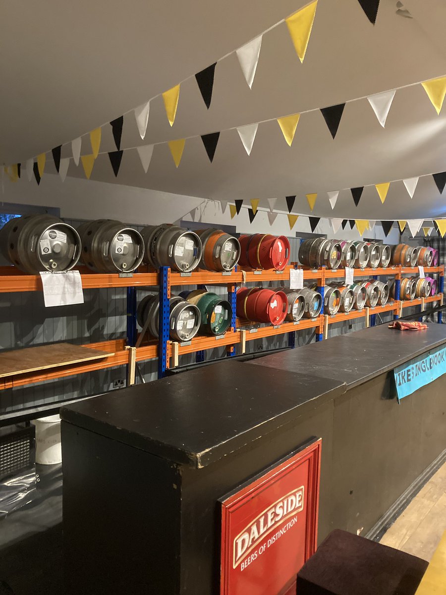 <a href="/Otley_BeerFest/">Otley Beer Festival</a> <a href="/OtleyPubClub/">OtleyPubClub</a> <a href="/RogerProtzBeer/">Roger Protz</a>   
Just a few more casks to arrive before we open the doors on Friday for the Otley beer festival 2023, back in partnership with <a href="/otleyrugbyclub/">@OtleyRugbyClub</a> 
otleybeerfestival.co.uk  for tickets or on the door