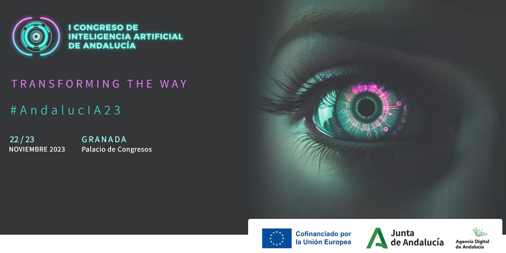 📣En una semana comienza el I Congreso de Inteligencia Artificial de #Andalucía 'Transforming the way'
🗓22 y 23 de noviembre
📍Palacio de Congresos de Granada
👉Entrada libre, gratuita y para todos los públicos
🤔¿Te apuntas? ➡ lajunta.es/4gi0n
#AndalucIA23