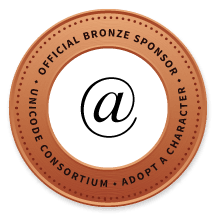 unicode's tweet image. Unicode thanks m@, our newest Bronze Sponsor! #UnicodeSponsor unicode.org/consortium/ado…