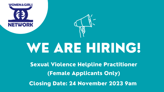 Job Alert❗️ @WomenandGirlsN are hiring for a Sexual Violence Helpline Practitioner to join their fantastic team. For more information check out: wgn.org.uk/support-us/wor…