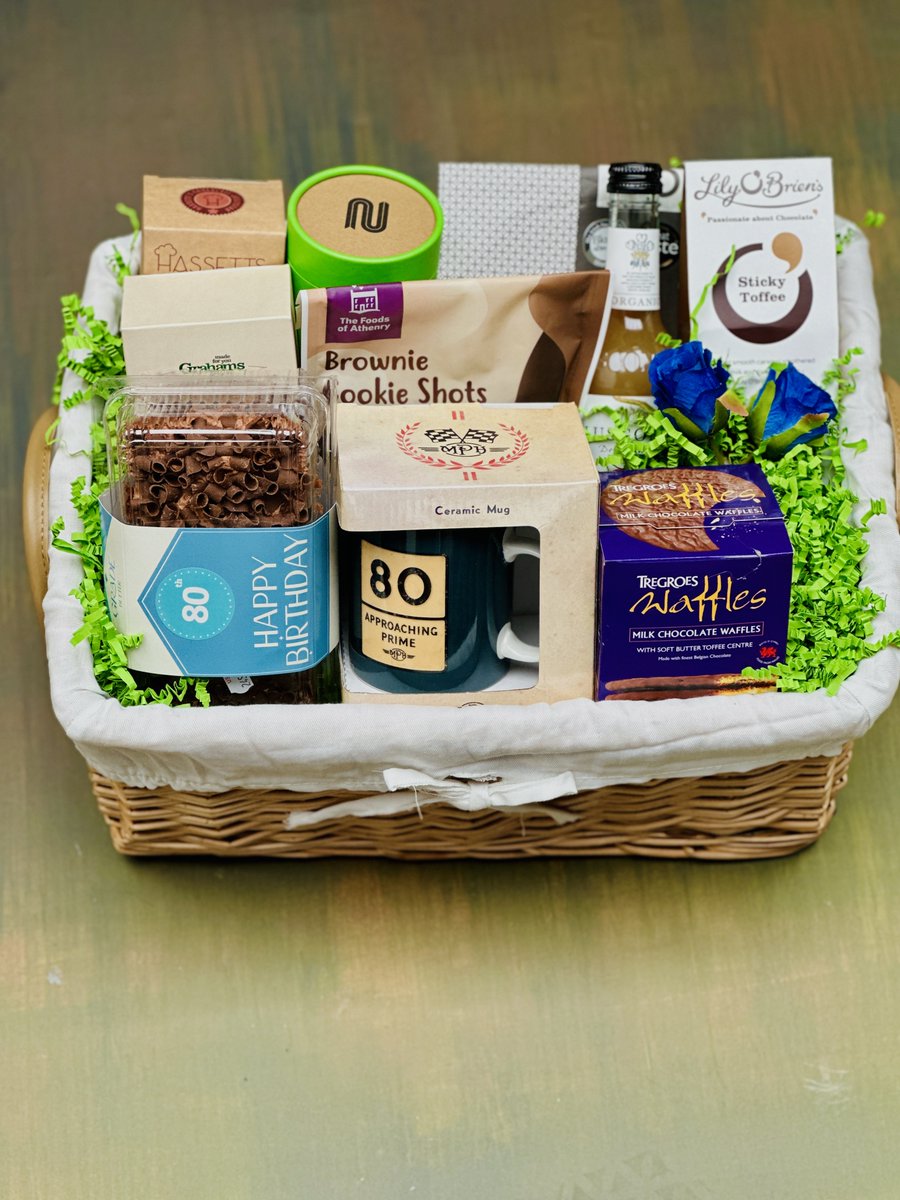 Today's Gift Basket Of The Day is "80th Birthday Fancy Pantry Gift Hamper"

ow.ly/f5zW50Q72hJ

Follow &amp; RT to enter #prize draw to #win a Gift Basket. More info via our blog.

#dailydispatch #gifts #competition #giftbasketsrules #birthdaybasket #80thbirthdaygift