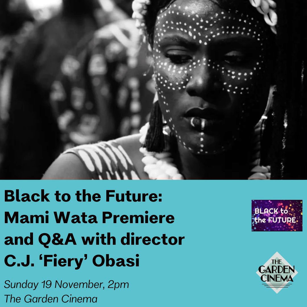 Join us at @TheGardenCinema this Sunday, in partnership with @BTTFspace for the premiere of @MamiWatamovie. Followed by a Q&A with the director himself @FieryCJ! Further information: rsliterature.org/whats-on/black… Tickets: thegardencinema.co.uk/film/black-to-…