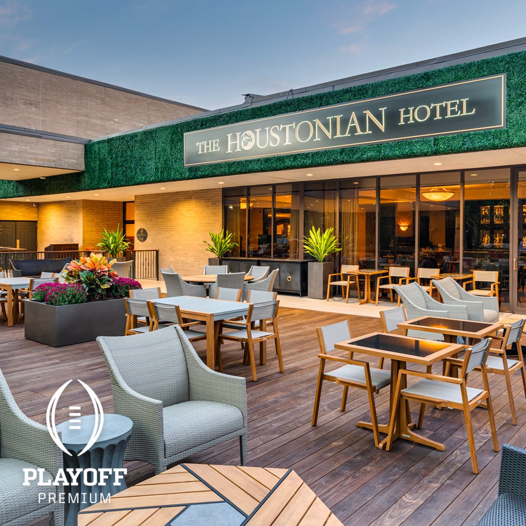 Did you know that select #PlayoffPremium packages include accommodations at The Houstonian Hotel? Enjoy a luxury stay with access to a private hospitality lounge, food & beverage + transportation to/from NRG Stadium on game day. Book today at PlayoffPremium.com! #CFBPlayoff