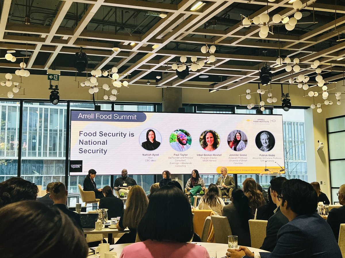 caste_jess's tweet photo. “Food security is not being treated as the emergency it is” Professor Jennifer Grenz @Jennifer_Grenz and other panelists share their views on Food Security. #AFoodSummit @ArrellFoodInst https://t.co/vUQA2TpfsC