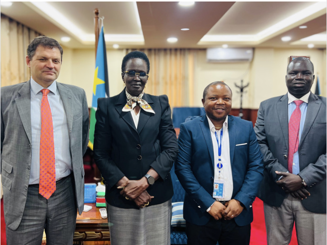 I was pleased to meet with UNMISS Political Affairs Director, Guy Bennet, to explore potential collaborations to empower citizens through enhanced civic education programs.

#SSOX #SouthSudan