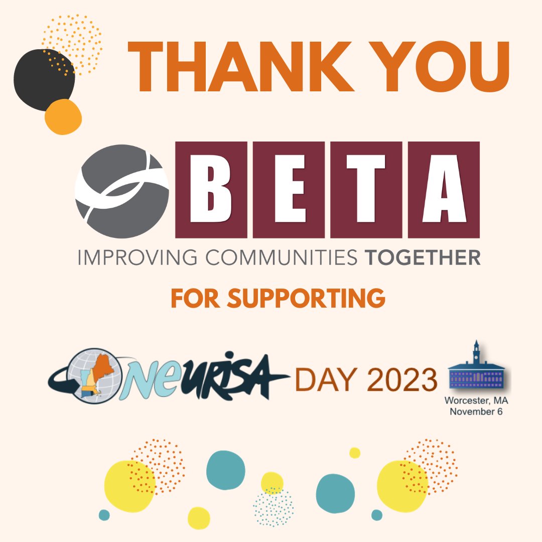 We are thrilled to extend our gratitude to #BetaGroupInc for their generous sponsorship of NEURISA Day! Your support plays a vital role in fostering knowledge exchange and community growth. Here's to the success we've achieved together! 🤝 #NEURISADay #ConferenceSuccess