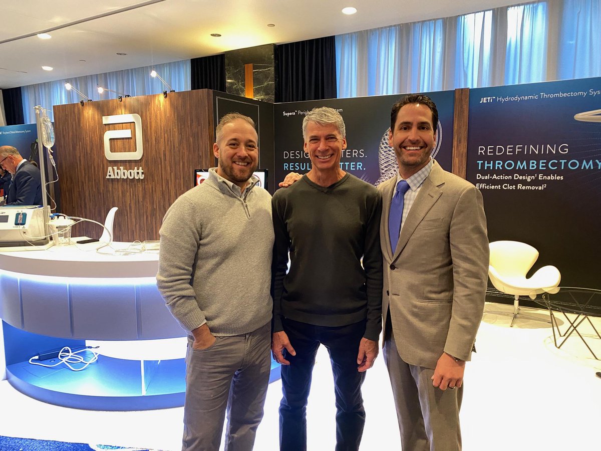 One of Abbott's (&amp; Visual's) faves, Mike K, is retiring soon. Soooo...all the feels at his last install at VEITH in NYC. Gonna miss this foreman a bunch!