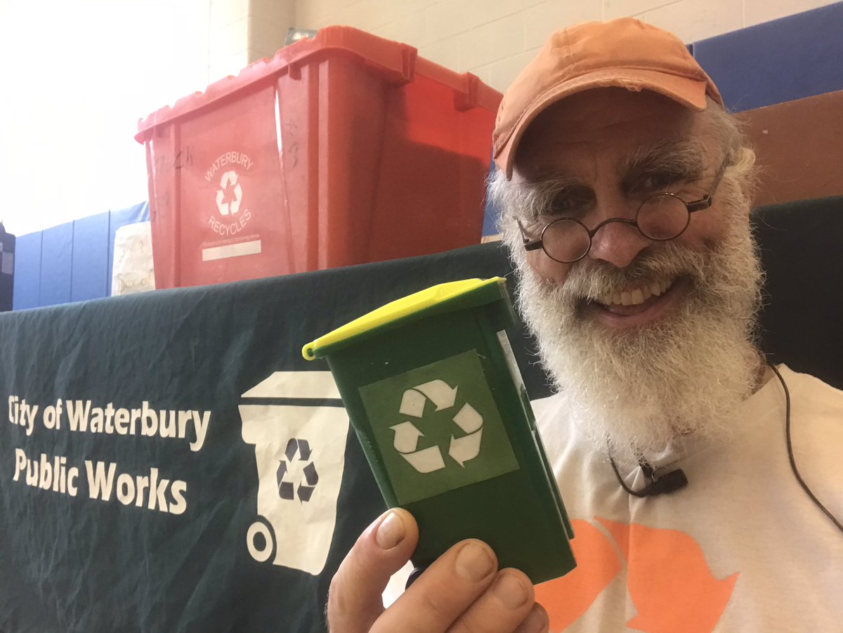 I will be at Waterbury’s @silasbronson  at 4:00 pm on 11/15 #americarecyclesday w an important #enviromagic show & an important message on how we can all help save the planet, and city tax dollars, by putting the right stuff in our recycling carts.  Free! Come on down! #brasscity