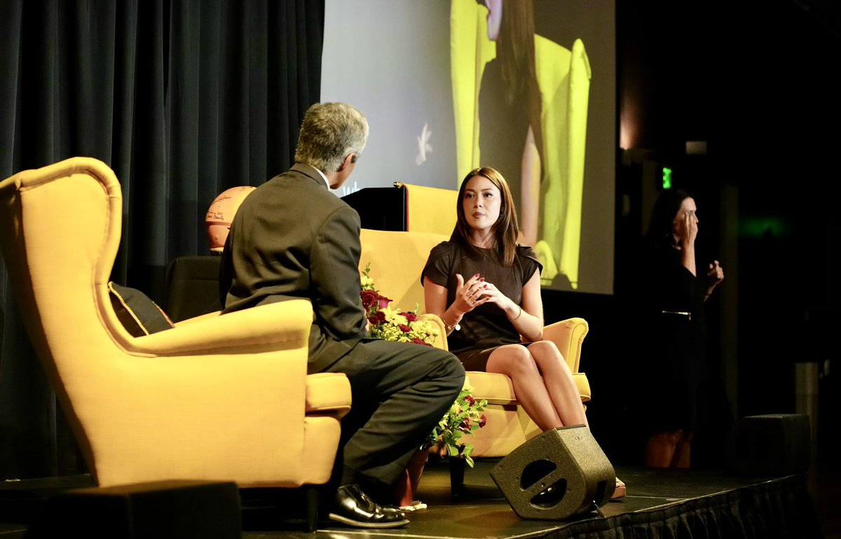 Feeling "sparked” after meeting with the <a href="/ASU/">Arizona State University</a> Sun Devils. Emma Broyles and I discussed how social connection and community are vital, underappreciated drivers of success, #MentalHealth, and fulfillment. Grateful for our time together. #MadeToConnect #ASUisMadeToConnect