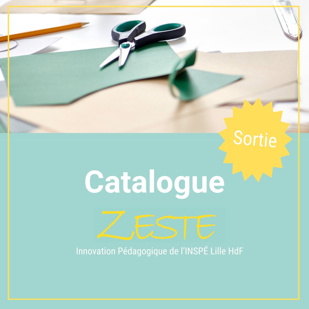 💡 Les Zestes Innovation sont des temps de sensibilisation à des démarches et outils permettant la mise en œuvre de dispositifs innovants au sein des classes.
🍋 Le nouveau catalogue Zeste permet de référencer l'ensemble des propositions de l'#INSPÉ !
➡ shorturl.at/hxBFP