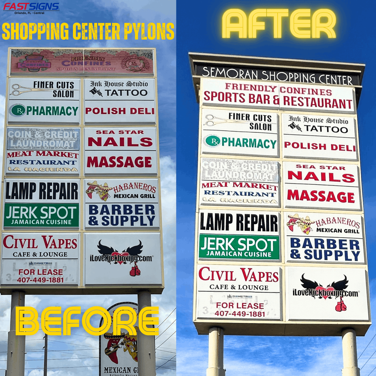 FastsignsOrland's tweet photo. Check out our new sign and feel the magic! It's like a marketing boost with increased visibility, brand recognition, and attracting more customers! ✨🔥 

#FASTSIGNSOrlandoCentral #FASTSIGNS #Orlandosignshop #Signmagic #BoostYourBiz https://t.co/iQOasq7ake