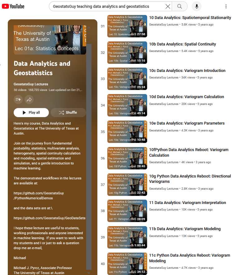 GeostatsGuy's tweet photo. Are you interested to learn & apply #DataAnalytics?

I've got you covered! Accessible recorded lectures with linked #Python interactive #dashboards & well-documented demonstration workflows. 

I curate and share all my university #educational content to support anyone interested to learn on #YouTube @ https://t.co/HGqqHDQKcu ∀. #DataScience