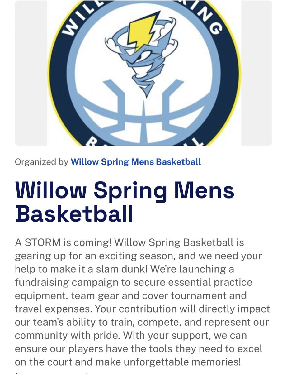 AprilMendzef's tweet photo. Please help support @AndrewMendzef and @WS_Storm_MBball ! https://t.co/ZSRYjnDmJb… https://t.co/wDzRZb71EU