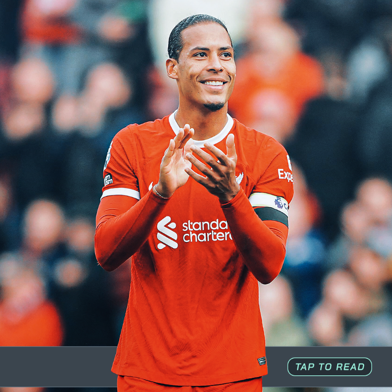 Squawka's tweet photo. It's official, Virgil van Dijk is the best centre-back in the Premier League right now:

◉ Highest duel success (10+ contested)
◉ 0 errors leading to shots
◉ 0 dispossessions
◉ 0 x dribbled past

VVD is back. 😤