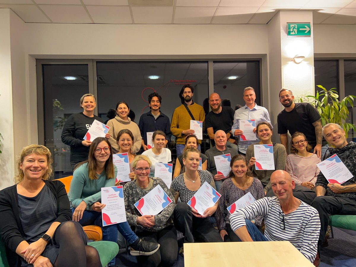 🎓 And that's a wrap! Cohort 5 students have officially completed the Train the Trainers' programme and now are part of our pool of trainers. 🚀 We wish you the best of luck and nothing but success in your future endeavors. 👉 Next: The symposium featuring all the TTT cohorts!