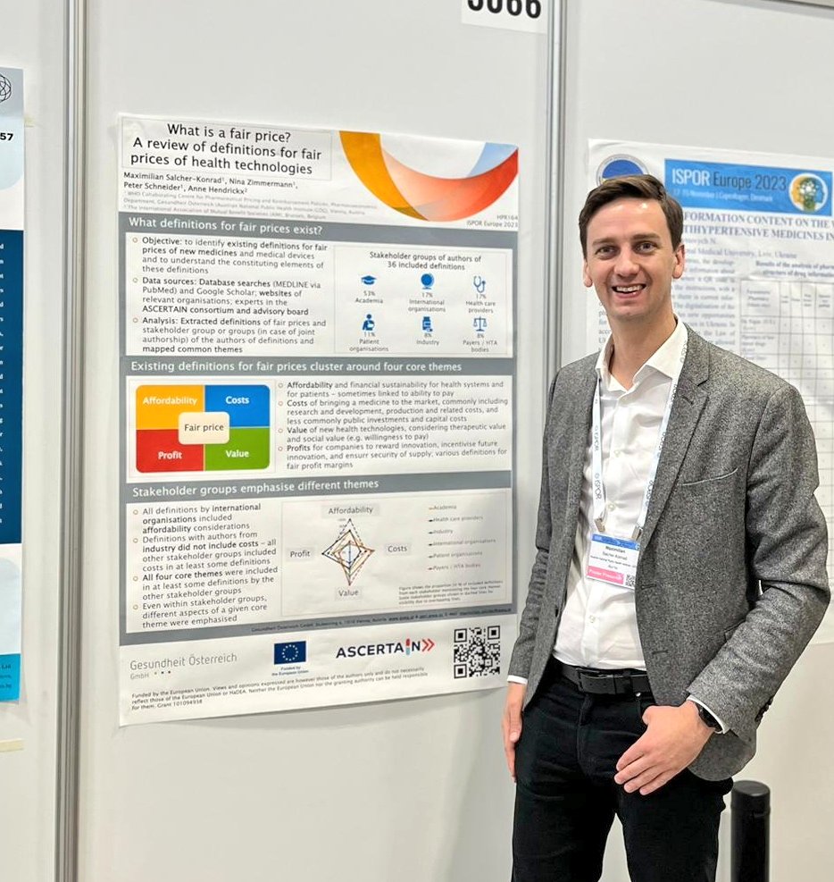 What's a fair price for health technologies? Poster with first findings from a review of fair pricing definitions at #ISPOR @ASCERTAIN_EU @goeg_at