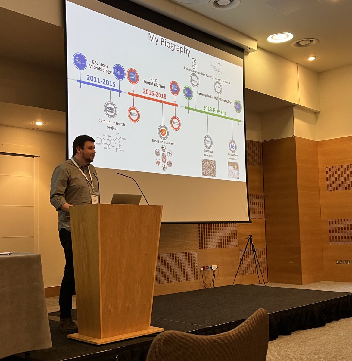 Superb presentation from ⁦@ryankean29⁩ ⁦@SULSAtweets⁩ Industry day 🤓 👏 ⁦@GCU_BIO⁩ ⁦@GCUReach⁩