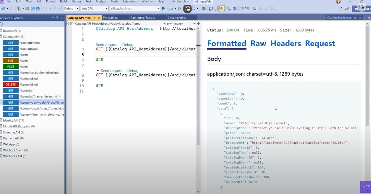rdiazconcha's tweet image. New Endpoints Explorer panel in VS allows you to explore all your API endpoints and even make requests right from the IDE. #dotnet #dotnetconf