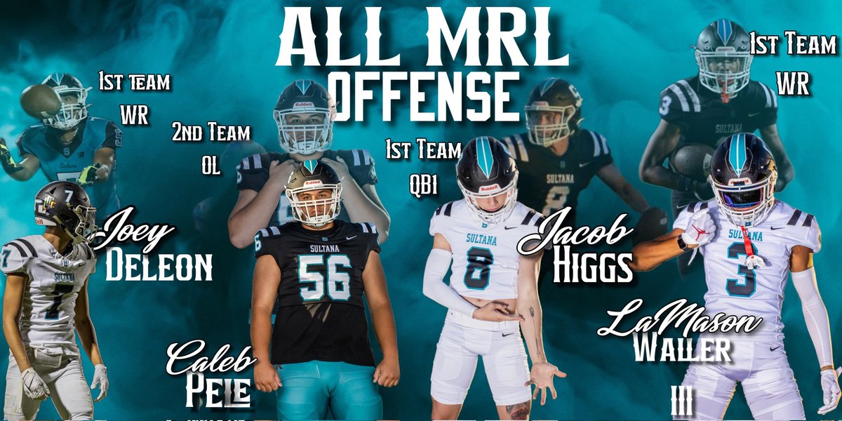 Coach TC Cleveland (@coachtcclevela1) on Twitter photo Big Props to our Sultana Sultans that made the All MRL Teams!! <a href="/CalebPele56/">Caleb Pele</a> <a href="/jakehiggs08/">jakehiggs08</a> <a href="/LamasonW/">LaMason Waller lll</a> and Joey Deleon!!! Big Props to our Sultana Sultans that made the All MRL Teams!! <a href="/CalebPele56/">Caleb Pele</a> <a href="/jakehiggs08/">jakehiggs08</a> <a href="/LamasonW/">LaMason Waller lll</a> and Joey Deleon!!!