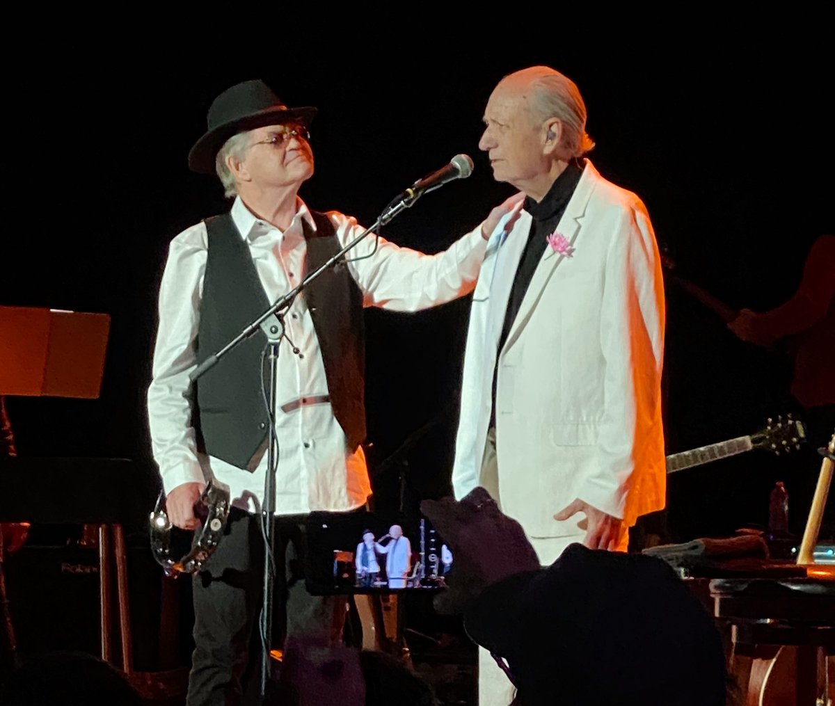 Two years ago, on November 14, 2021, the Monkees officially said farewell at Los Angeles' Greek Theatre. It was a poignant night, particularly because it would be Michael Nesmith's last performance ever. Thank you, Micky and Nez, for taking that victory lap!