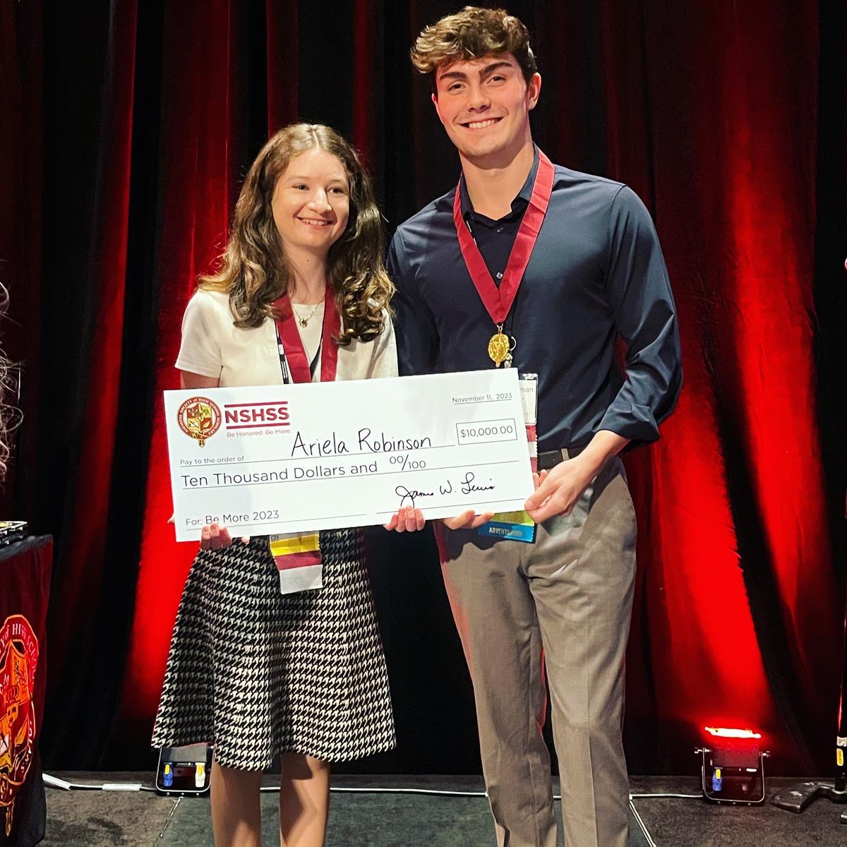 Great Scholar’s Day event for <a href="/nshss/">NSHSS</a>.  I spoke on a panel to help others understand #scholarships and #grants and mentored Ariela Robinson, winner of a Be More Grant for $10k. Always grateful to be involved in this org!  #nshss #scholarsday