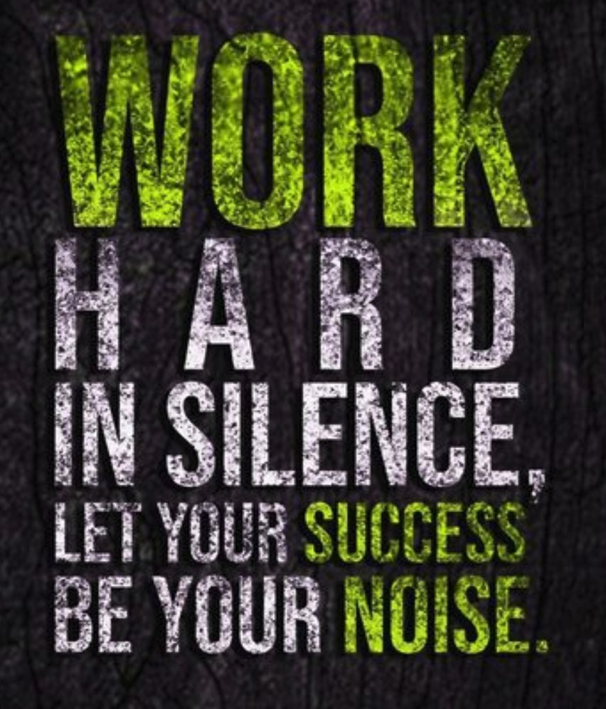 Winners are committed to the journey and they 
don't boast or announce their progress. 
Winners let their accomplishments speak for themselves and let their performances resonate louder than any words