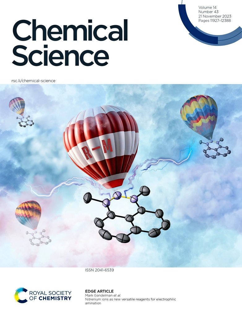Mark Gandelman Group (@mark_gandelman) on Twitter photo In these hard days for us, some nice news: our recent work in <a href="/ChemicalScience/">Chemical Science</a> about an employment of the nitrenium ions in electrophilic amination made it to the cover. Congratulations <a href="/chemistrykuldee/">Kuldeep Singh</a> @Idan_Avigdori <a href="/MarkGandelman/">Mark Gandelman</a>.
Link for the paper. pubs.rsc.org/en/content/art… In these hard days for us, some nice news: our recent work in <a href="/ChemicalScience/">Chemical Science</a> about an employment of the nitrenium ions in electrophilic amination made it to the cover. Congratulations <a href="/chemistrykuldee/">Kuldeep Singh</a> @Idan_Avigdori <a href="/MarkGandelman/">Mark Gandelman</a>.
Link for the paper. pubs.rsc.org/en/content/art…