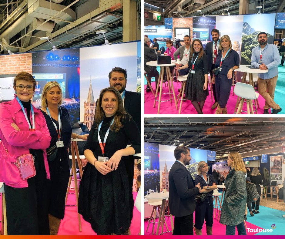 Toulouse Team Meetings (@toulouse_cvb) on Twitter photo 📆 Nous sommes au salon Séminaire Expo <a href="/heaventparis/">Heavent Paris</a> à Porte de Versailles avec <a href="/TourismeHG/">HauteGaronneTourisme</a> jusqu'au 16/11
📍 Venez nous voir sur le stand SE103 !
Nous vous y accueillons avec plusieurs de nos partenaires.🙂
#Toulouse #eventprofs #visiteztoulouse #seminairexpo 📆 Nous sommes au salon Séminaire Expo <a href="/heaventparis/">Heavent Paris</a> à Porte de Versailles avec <a href="/TourismeHG/">HauteGaronneTourisme</a> jusqu'au 16/11
📍 Venez nous voir sur le stand SE103 !
Nous vous y accueillons avec plusieurs de nos partenaires.🙂
#Toulouse #eventprofs #visiteztoulouse #seminairexpo