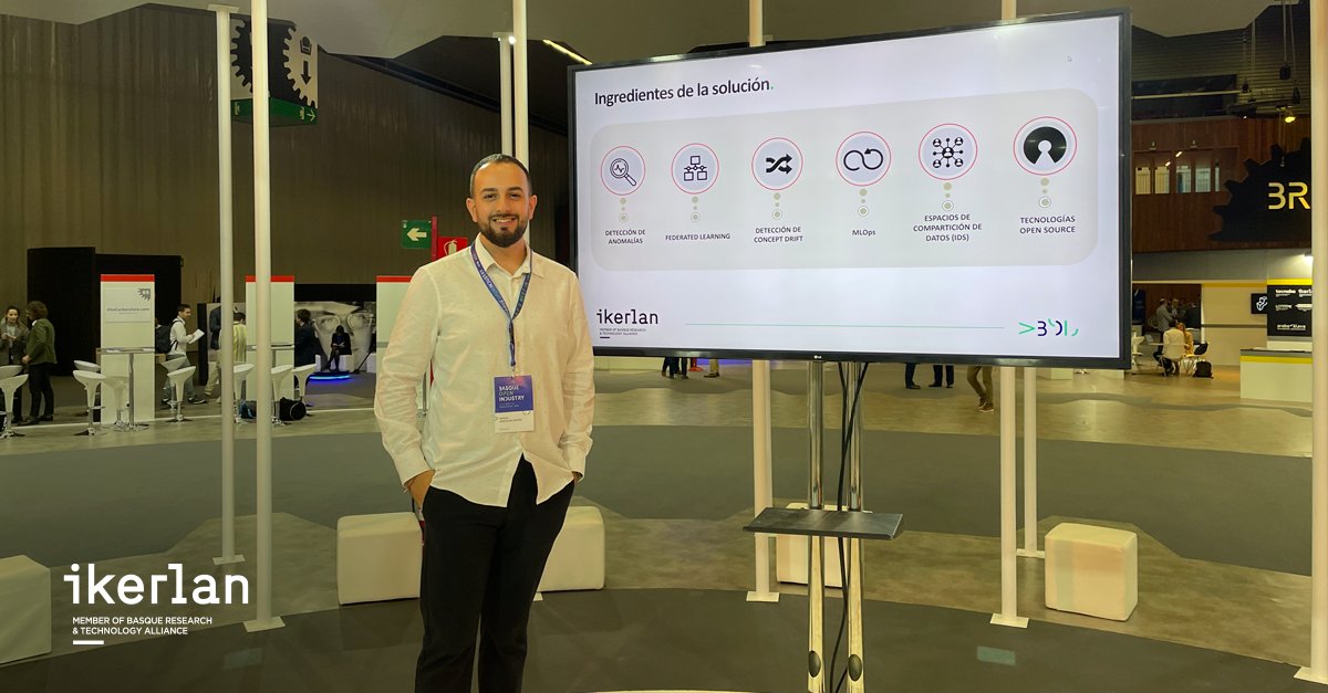 IKERLANofficial's tweet photo. ¡Hemos estado el Basque Open Industry 2023 con @brta_eus! Hoy, expertos de #IKERLAN han compartido las novedades en tecnologías digitales para la industria como la #IA, la #ciberseguridad o las arquitecturas neuromórficas.

#BasqueOpenIndustry #TechnologyAttitude https://t.co/5Kg32jHkST