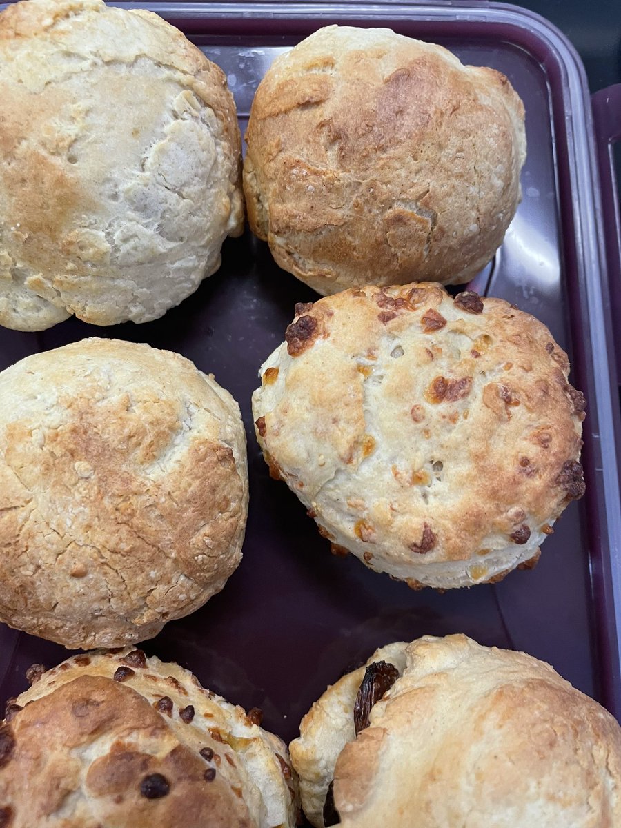 MissARonald's tweet photo. @LuttHigh Baking club making savoury and sweet scones lovely smell in the room ! Well done guys https://t.co/mikIsccbCy