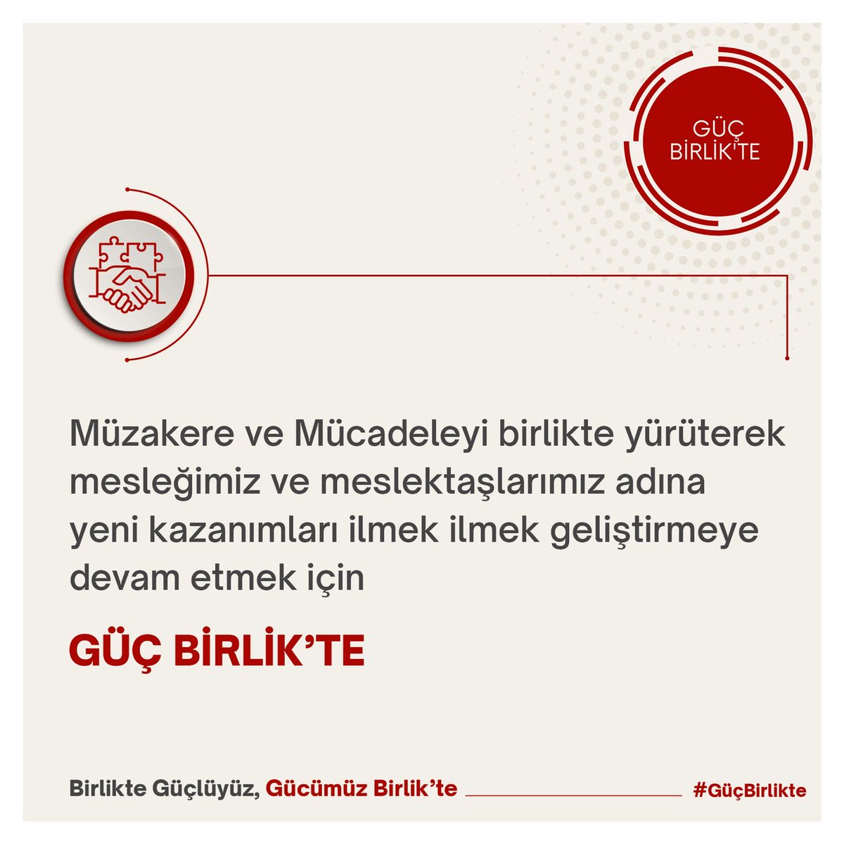 #GüçBirlikte