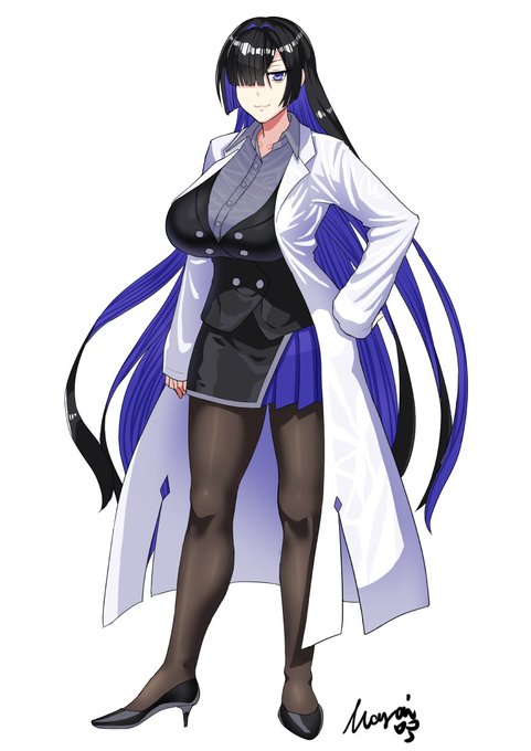 #夜語トバリ #モヤイ進捗
トバリさんの素体いっちょーあがりッ! 