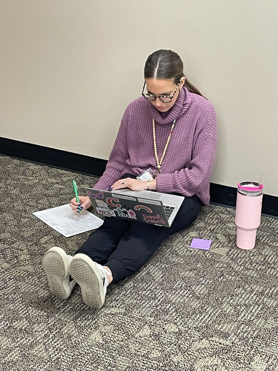 Our new teachers are watching videos of Park Hill Master teachers. A great opportunity to learn!! <a href="/ParkHillSchools/">Park Hill Schools</a> #Parkhillrocks