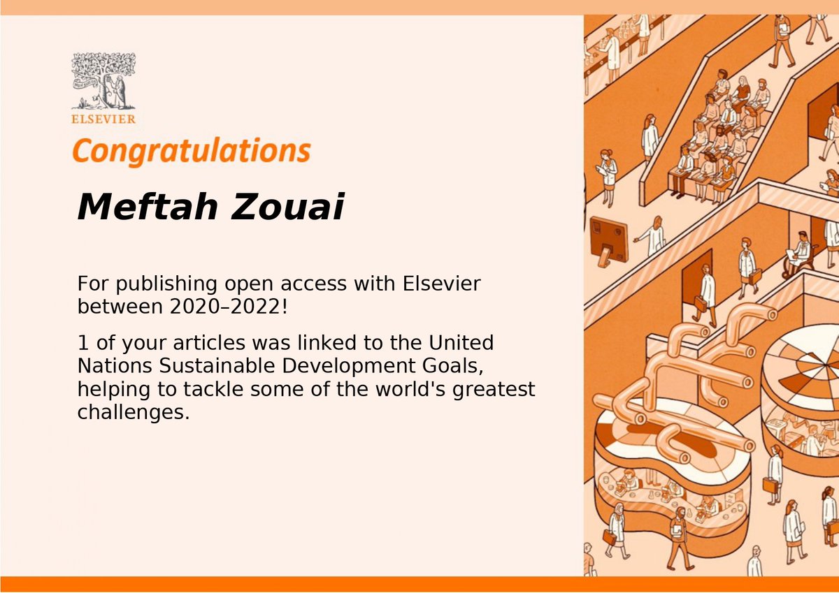 📣 Thrilled to announce the publication of our research with Elsevier! 🌐 Delving into open science, my article (2020–2022) links directly to UN SDGs—contributing to the global quest for solutions.

 #ResearchMilestone #OpenScience #SDGs #Elsevier