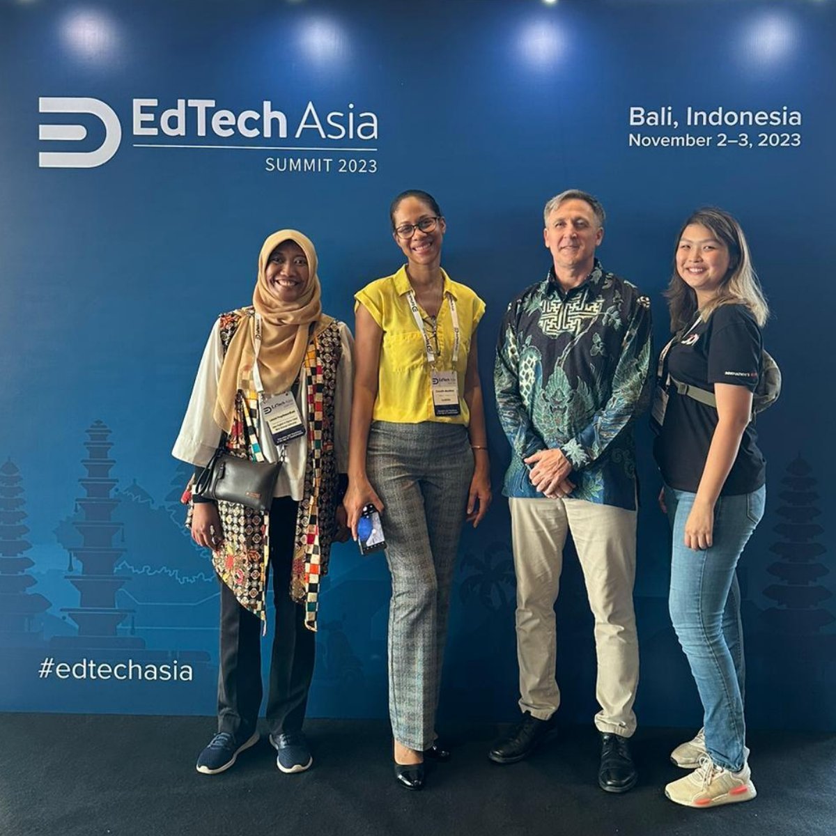 getgoskills's tweet photo. We took a quick trip to Bali to attend this year’s #EdTechAsia Summit! 🌴
Claudia, our CMO, shared valuable insights and lessons we learned from the successful implementation of Genie, GoSkills’ #AI course authoring tool, which we launched in May this year. https://t.co/Qk9arAzC1X