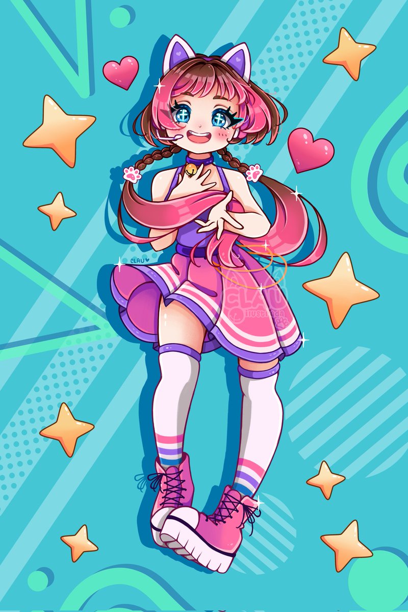 Estaba pensando en añadir este tipo de ilustraciones a mis servicios. Es una especie de boceto bien coloreado XD, por lo que sería más barato que una ilustración full color aunque aún no se que precio ponerle.

A ustedes les gusta?🥺💖