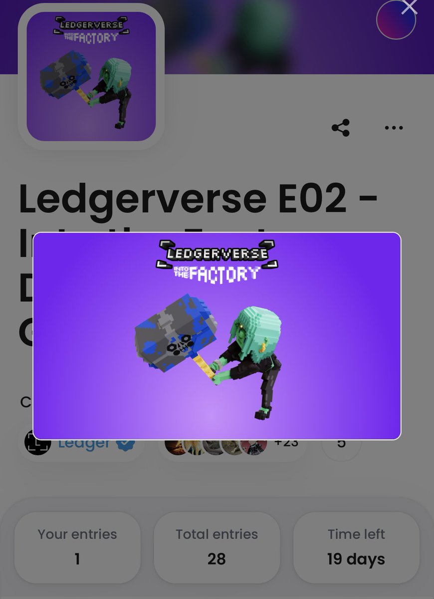 drdavecoin's tweet photo. Nailed it π§ββοΈπ¨ @Ledger @betty_nft @Deadfellaz @TheSandboxGame #Ledgerplex #Horde https://t.co/f2Tu8HggP4