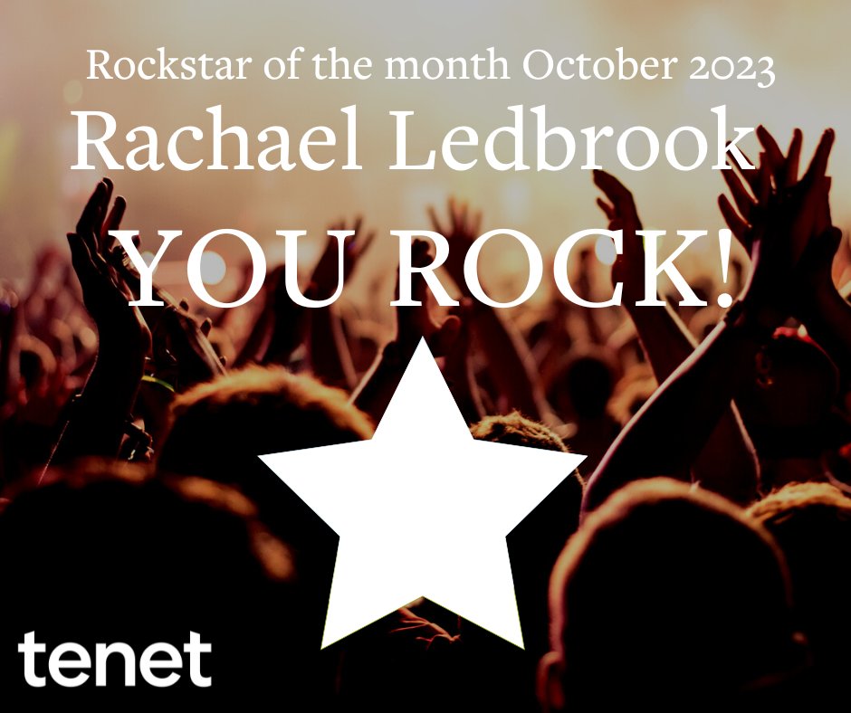 We are pleased to announce our October Rockstar of the Month is Rachael Ledbrook!

Rachael was nominated by her colleagues for her great work getting stuck into her new role and managing her new team – demonstrating our shared success value!

Congratulations and thank you 🎉