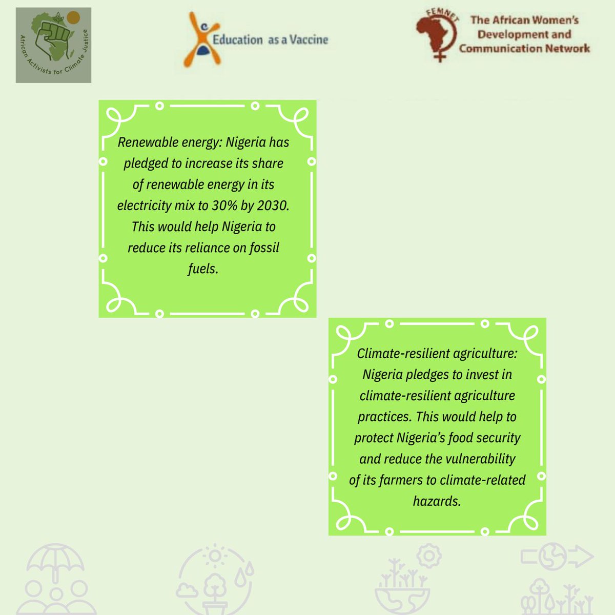 Kweenteefeh's tweet photo. We are taking action now to ensure net-zero emissions by 2060. @WGC_Climate 
@UNFCCC 
@UNDPClimate 
@GovWike 
@SPNigeria 
@BarrUjuKennedy 
@NGRSenate 
@The_MINDgineer 
@officialABAT 
@Greenpeaceafric 
@DrSalisuDahiru https://t.co/ekoAqojh7x