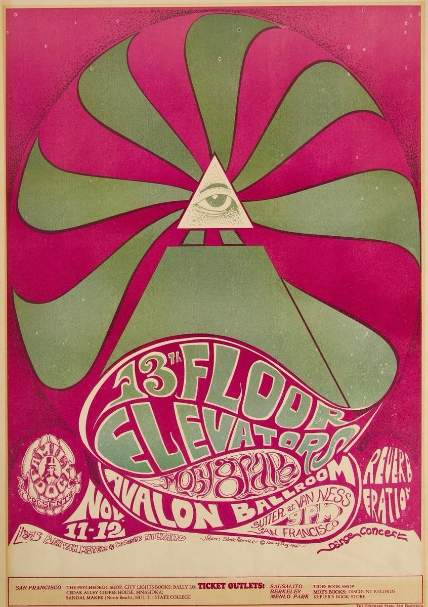 #13thFloorElevators #MobyGrape #AvalonBallroom #SanFrancisco