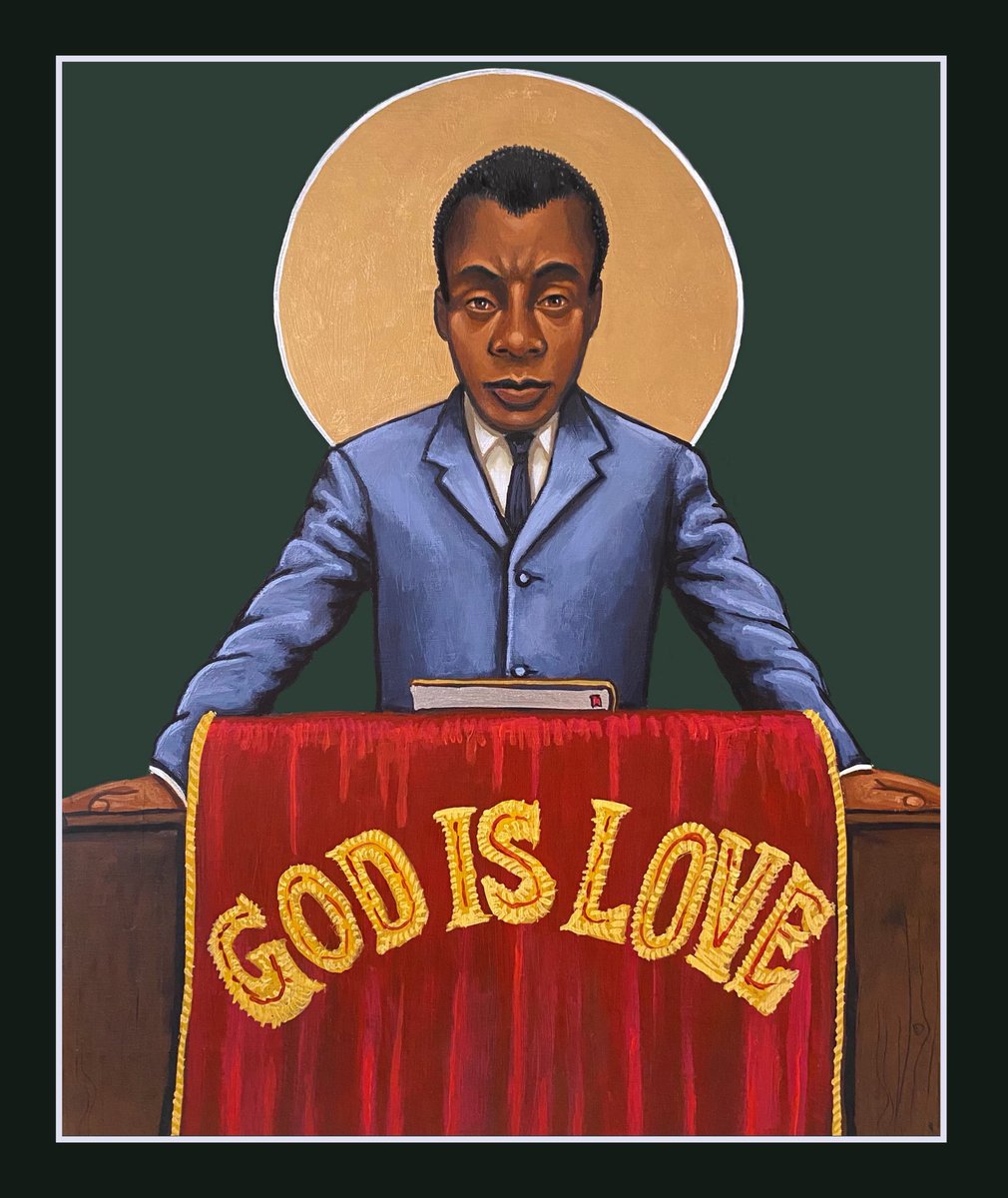 Quote of the Week: “I conceive of God, in fact, as a means of liberation and not a means to control others.” ~James Baldwin Prints: kellylatimoreicons.com