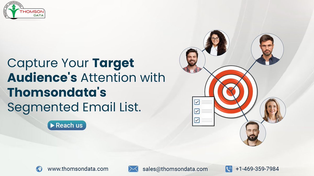 thomsondata's tweet image. Grow your business to the next level with Thomsondata&apos;s segmented email list .

Reach us: thomsondata.com

#b2bemaillist #b2bindustry #emaillist #datasolution #segmentation #thomsondata