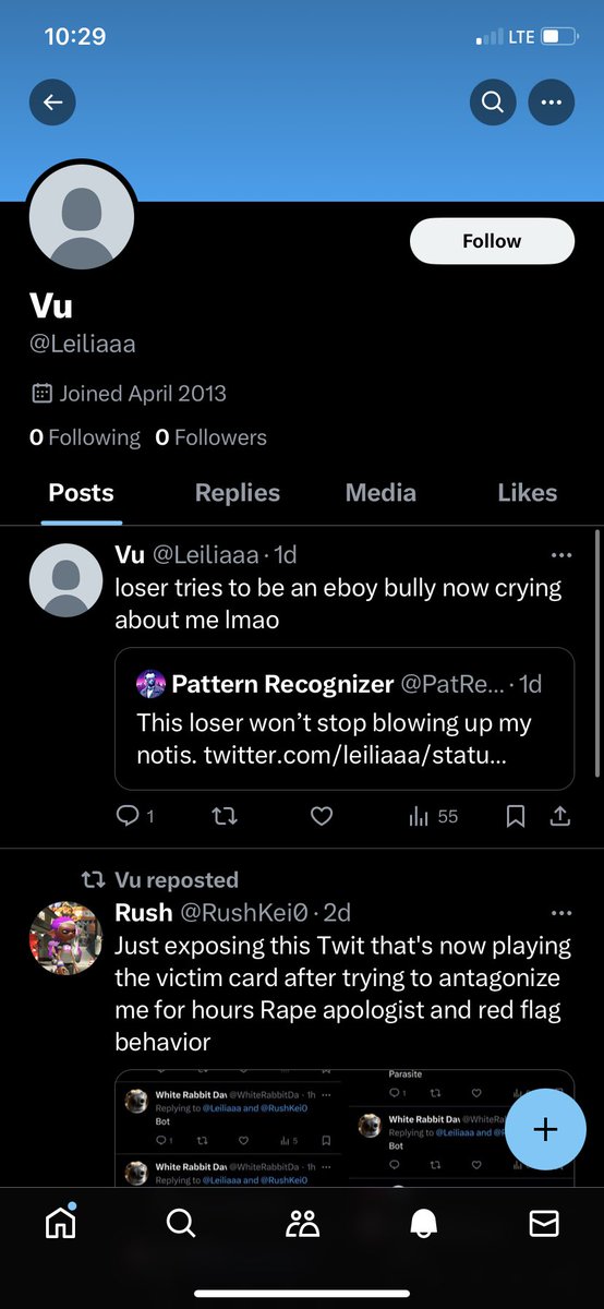 WhiteRabbitDave's tweet photo. Somebody please follow this liberal troll she’s got no one she’s needy so make sure you give her the attention she deserves https://t.co/slBdsws8Ua