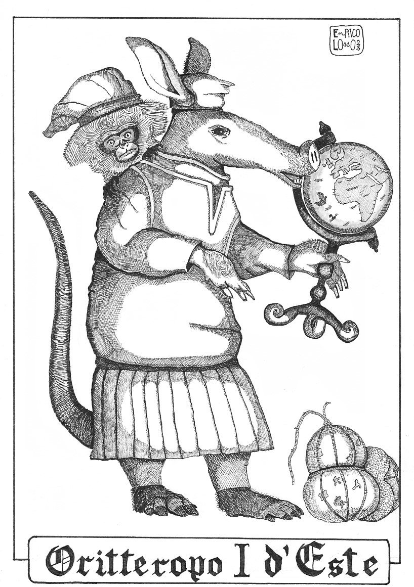 Disegnare aiuta a scrivere, e scrivere allena a disegnare. La fantasia tracima, i personaggi prendono vita. #oritteropo #finelinerart #rinascimento #disegnare