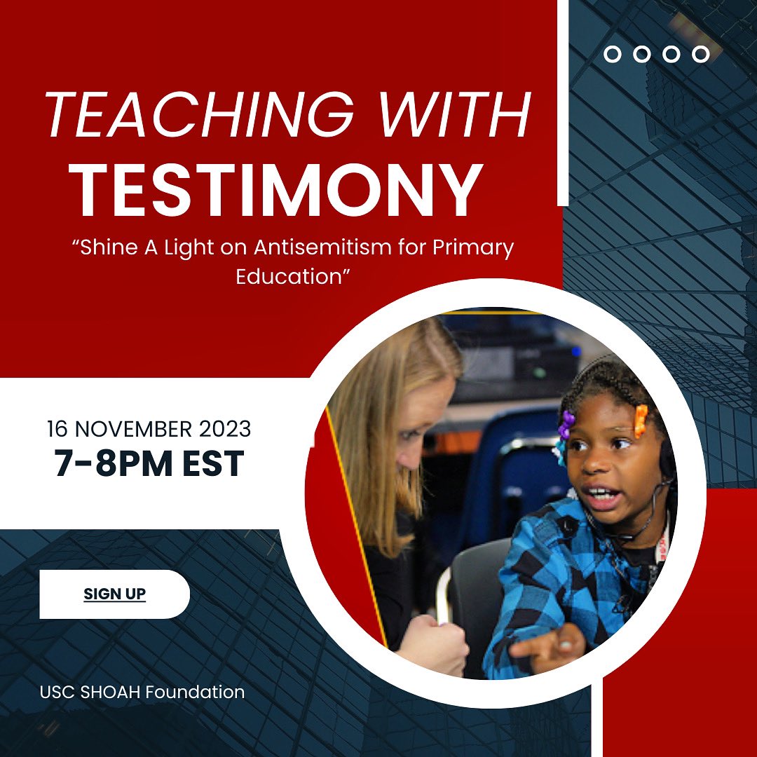 IMPORTANT WEBINAR THIS THURSDAY @7pm EST! Learn how to access supportive resources that expand students’ thinking in the primary grades, and empower them to stand up against antisemitism and prejudice. We stand for peace, dignity, and acceptance for ALL. event.on24.com/wcc/r/4403805/…