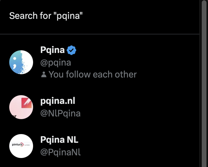 Excited to announce another account impersonating <a href="/pqina/">Pqina</a>

Good job <a href="/X/">X</a> 👏