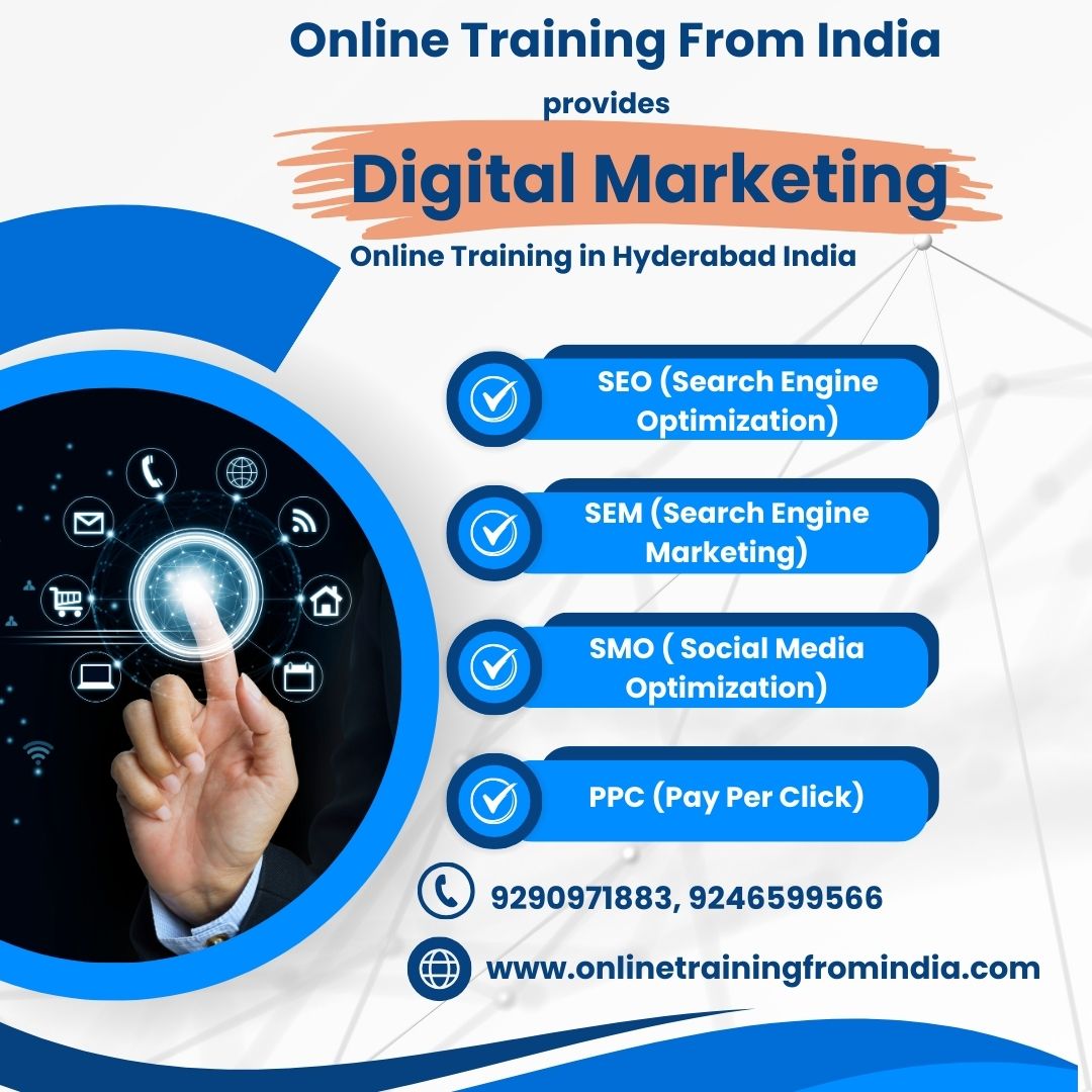 SoftwareClasses's tweet image. Digital Marketing online training in Hyderabad India.
📞 Call 9290971883, 9247461324
💻 Visit 
🌐 onlinetrainingfromindia.com
#digitalmarketing #DigitalMarketingCourse #digitalmarketingtraining #digitalmarketingonline #digitalmarketingonlinecourse #digitalmarketingonlineclasses