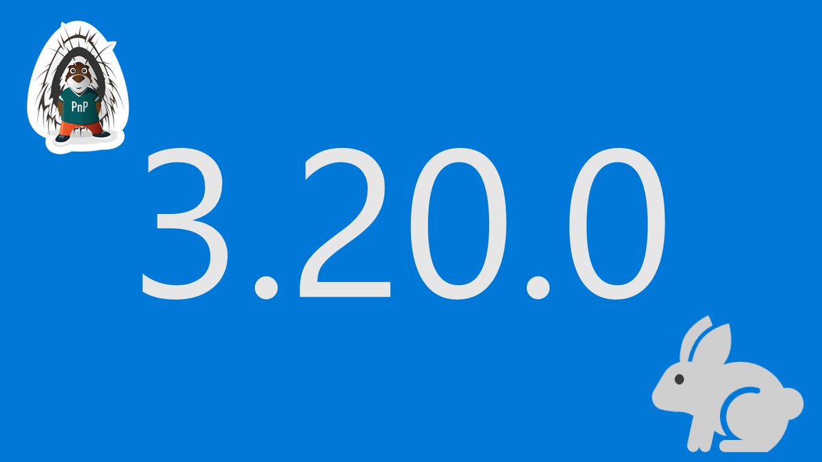 m365pnpjs's tweet image. PnPjs version 3.20.0 just landed. Some small updated to handle blob parsing for graph batch calls and a fix for the chat message add typing. Check out the details at github.com/pnp/pnpjs
#PnPjs #Microsoft365Dev #M365PnP #PnPWeekly